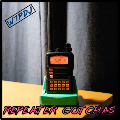 Vx-6 Repeater Gotchas